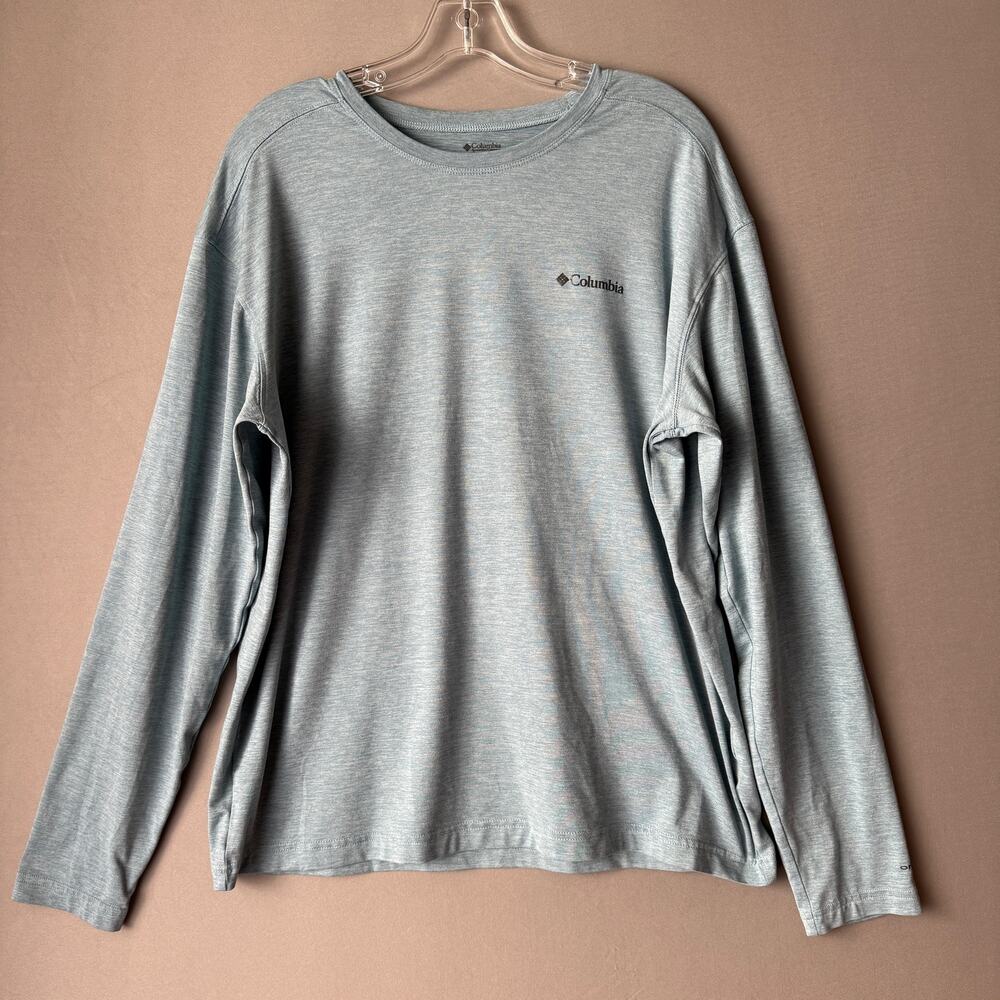 Columbia sz L‎ light blue long sleeve shirt